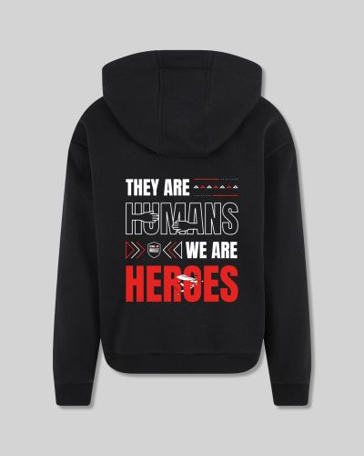 Stand Up Rulez felpa They Are Humans hooded Black