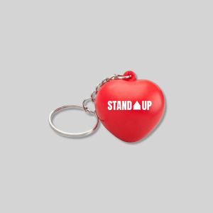 Stand Up portachiavi antistress cuore red