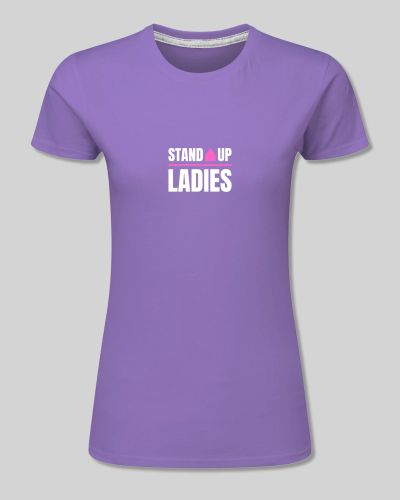 Stand Up Ladies t-shirt logo print tee